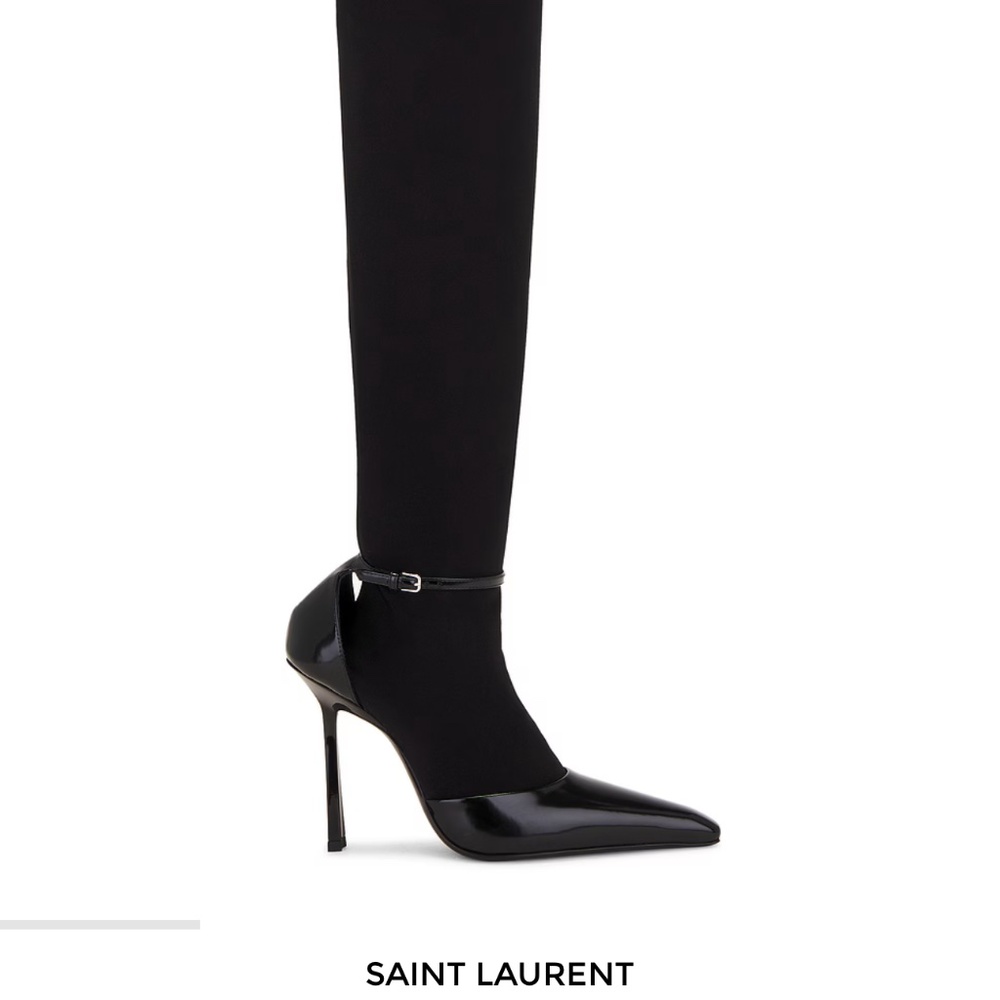 Brand new in box YSL over the knee very rare stiletto boots black size 36